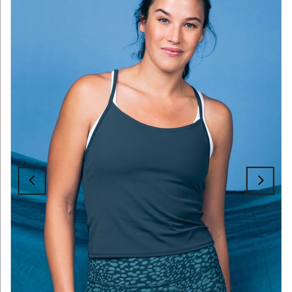 NWT DYI Lounge Tank Blue Nights Small